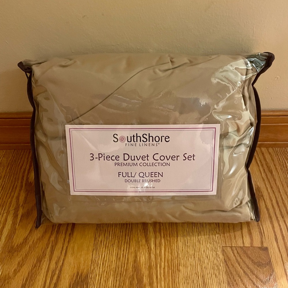 SouthShore 3-Piece Duvet Cover Set (Full/Queen)